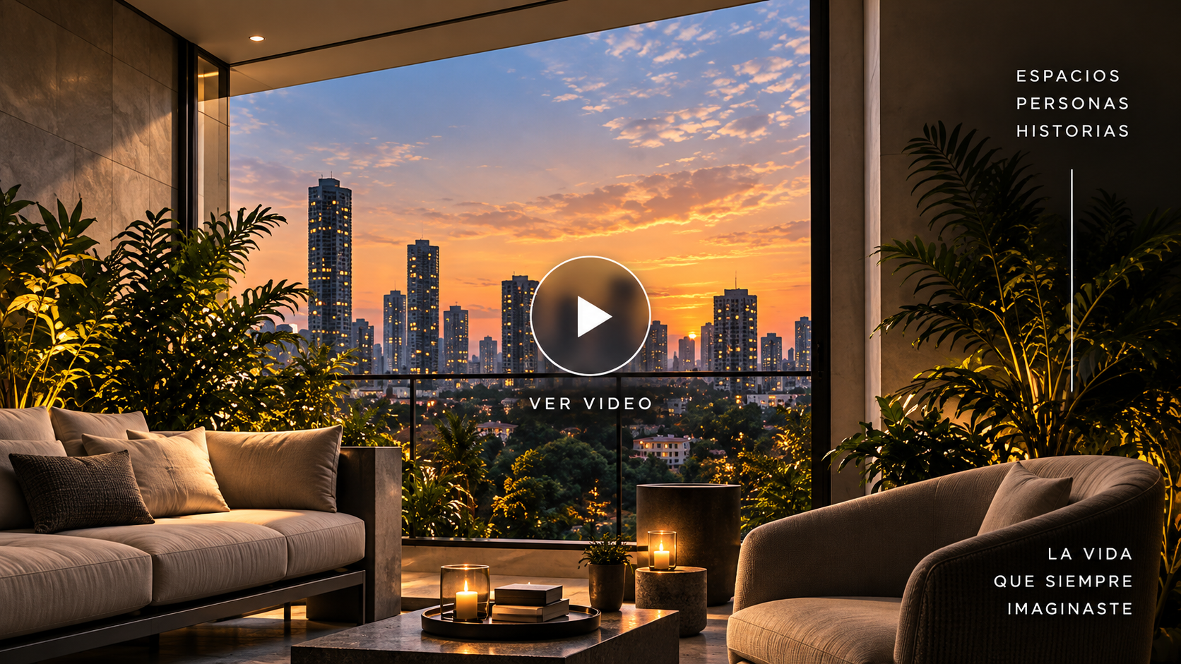 Interior y ciudad WIND